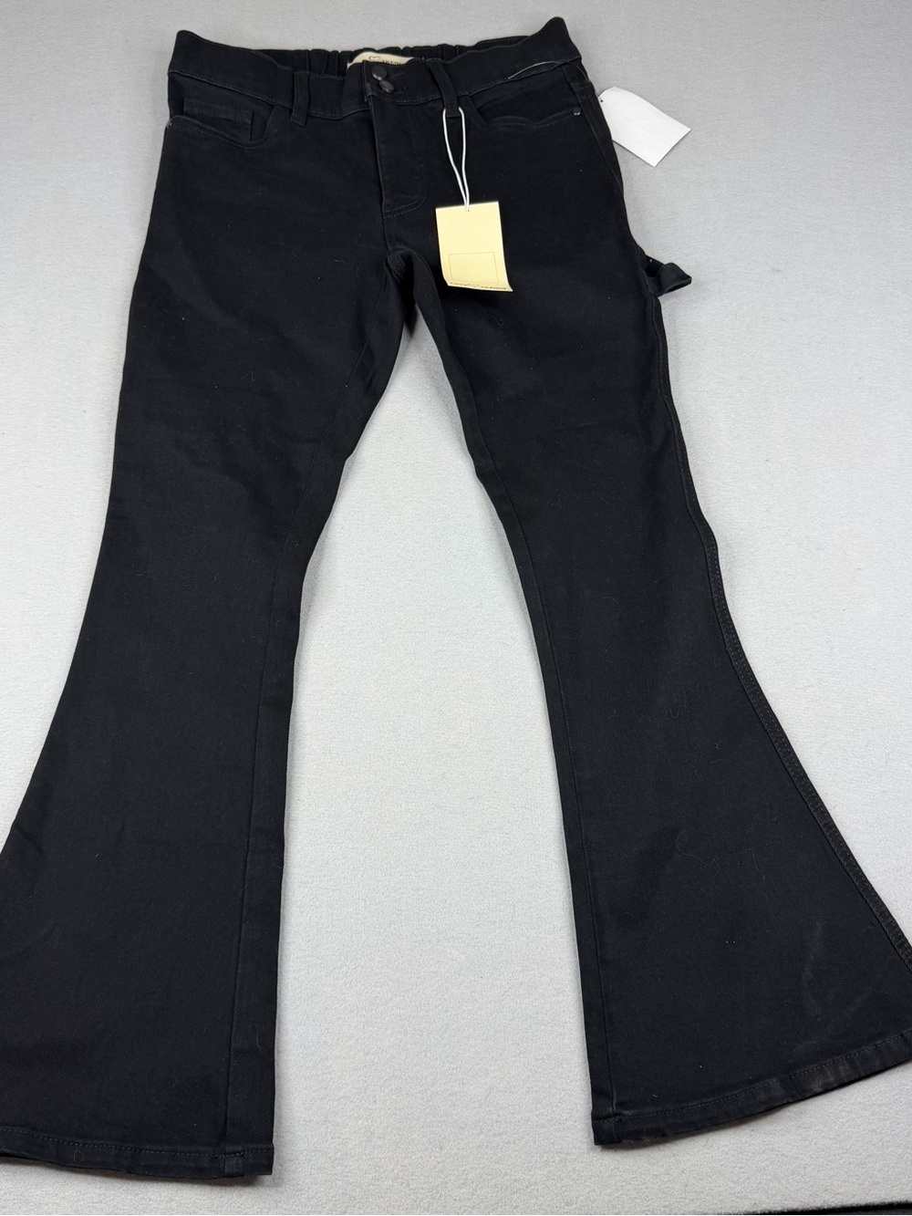Love Trends Black High Waist Skinny Flare Carpenter Jeans NWT Size 11